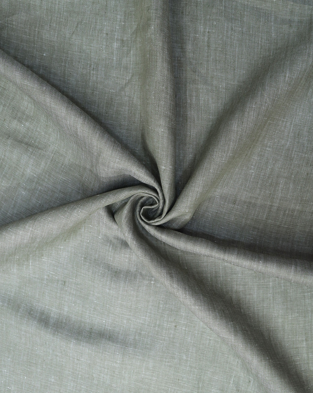 GREEN SHADE PLAIN LINEN SUITING FABRIC