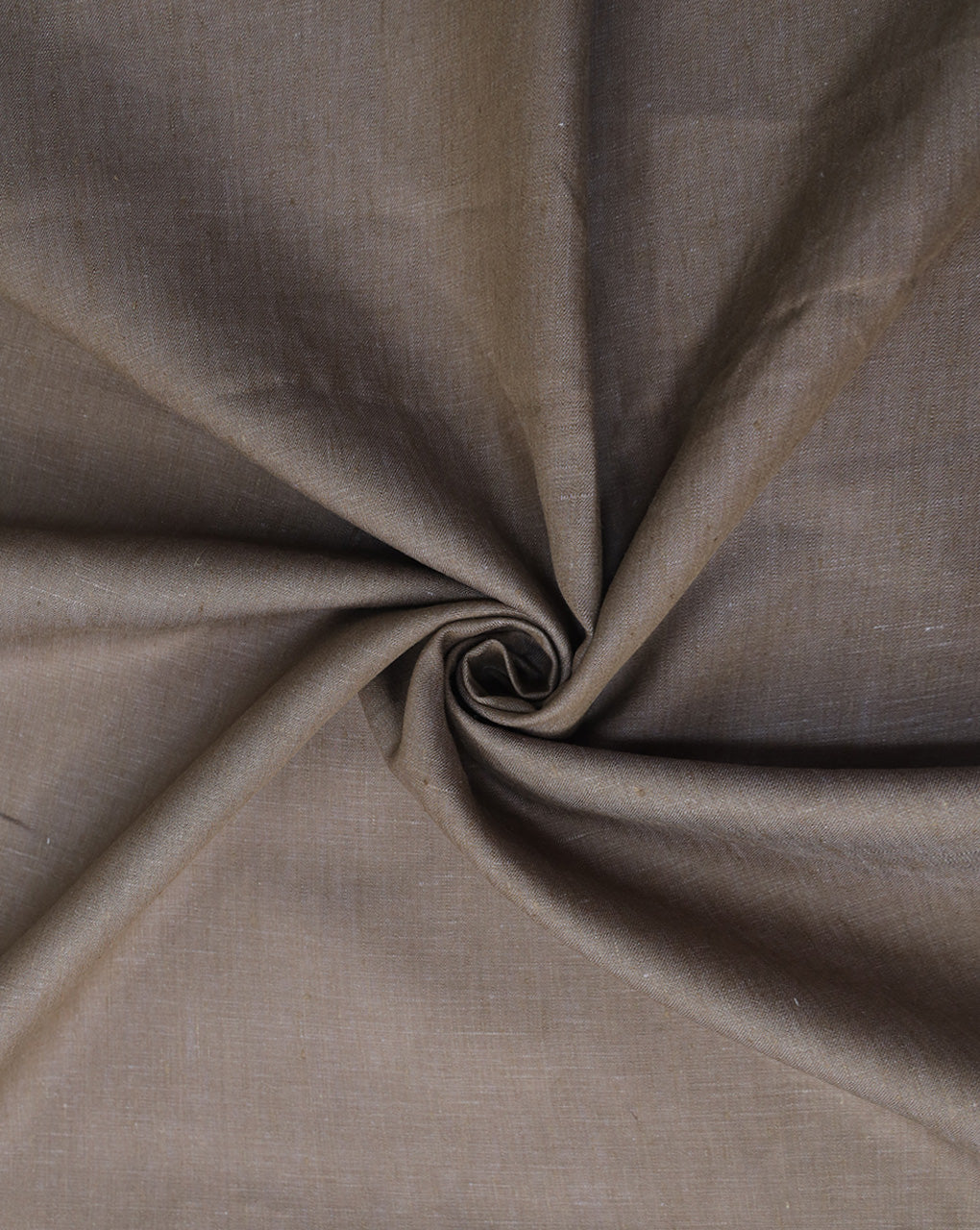 BROWN PLAIN LINEN SUITING FABRIC