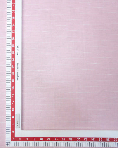 PINK PLAIN LINEN SHIRTING FABRIC