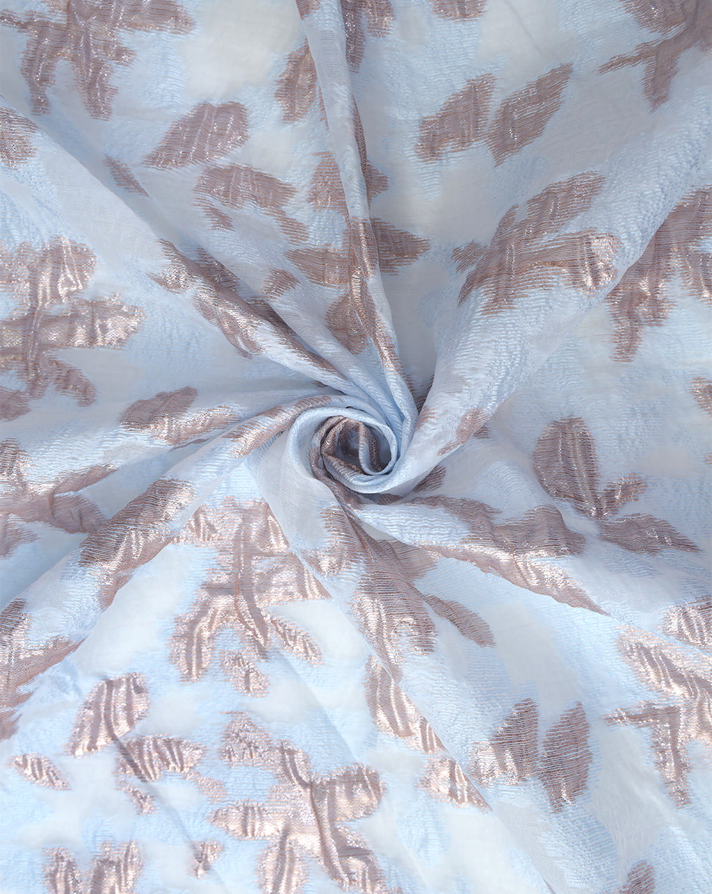 POLYESTER ORGANZA JACQUARD FABRIC (WIDTH 54 INCHES)