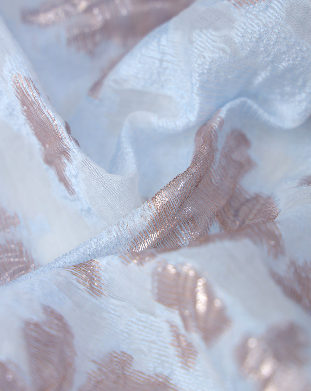 POLYESTER ORGANZA JACQUARD FABRIC (WIDTH 54 INCHES)