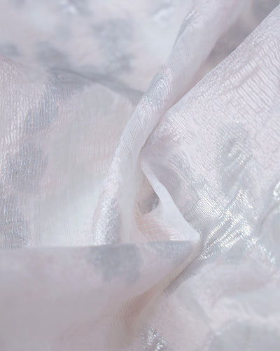 POLYESTER ORGANZA JACQUARD FABRIC (WIDTH 54 INCHES)