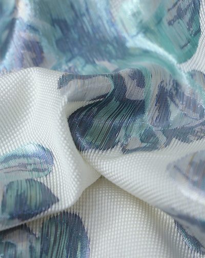 POLYESTER ORGANZA JACQUARD FABRIC (WIDTH 54 INCHES)