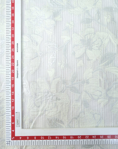 POLYESTER ORGANZA JACQUARD FABRIC (WIDTH 54 INCHES)