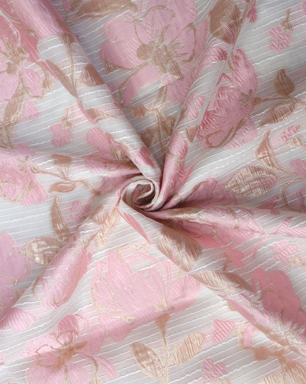 POLYESTER ORGANZA JACQUARD FABRIC (WIDTH 54 INCHES)