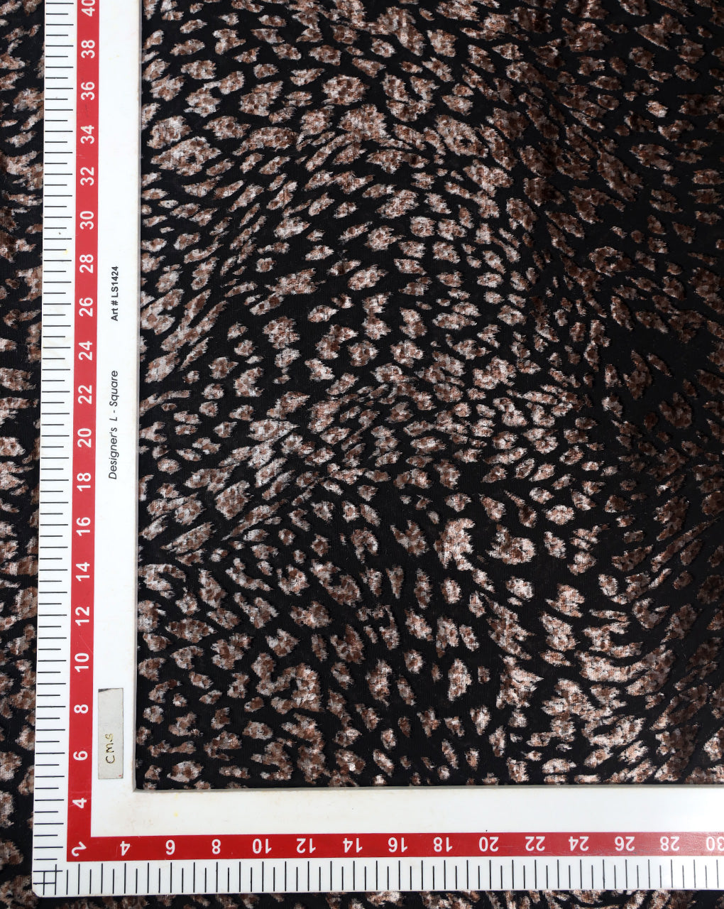 ANIMAL PATTERN POLYESTER BRASSO VELVET FABRIC