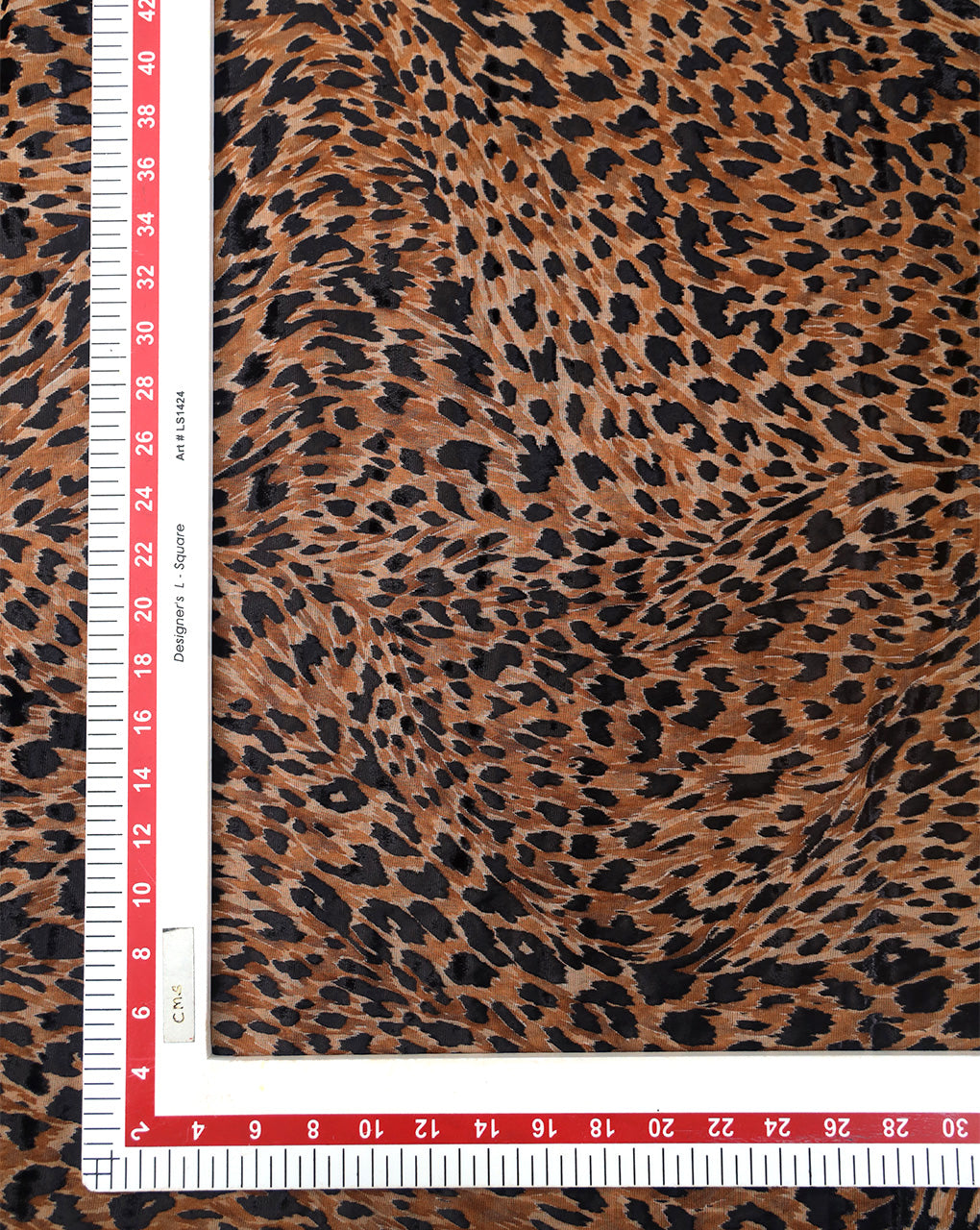 ANIMAL PATTERN POLYESTER BRASSO VELVET FABRIC