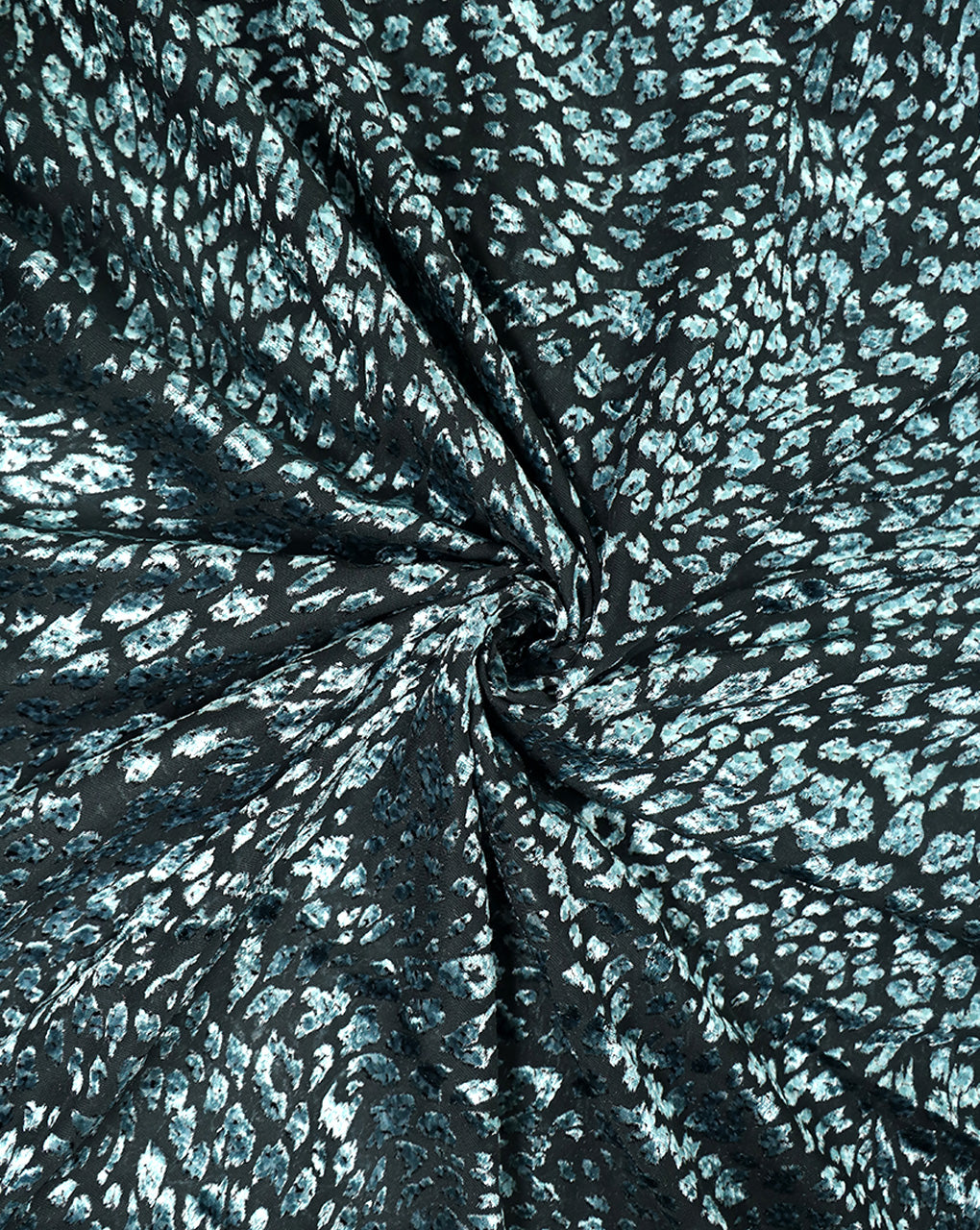 ABSTRACT PATTERN POLYESTER BRASSO VELVET FABRIC