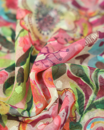 MULTICOLOR DIGITAL PRINTED FABRIC