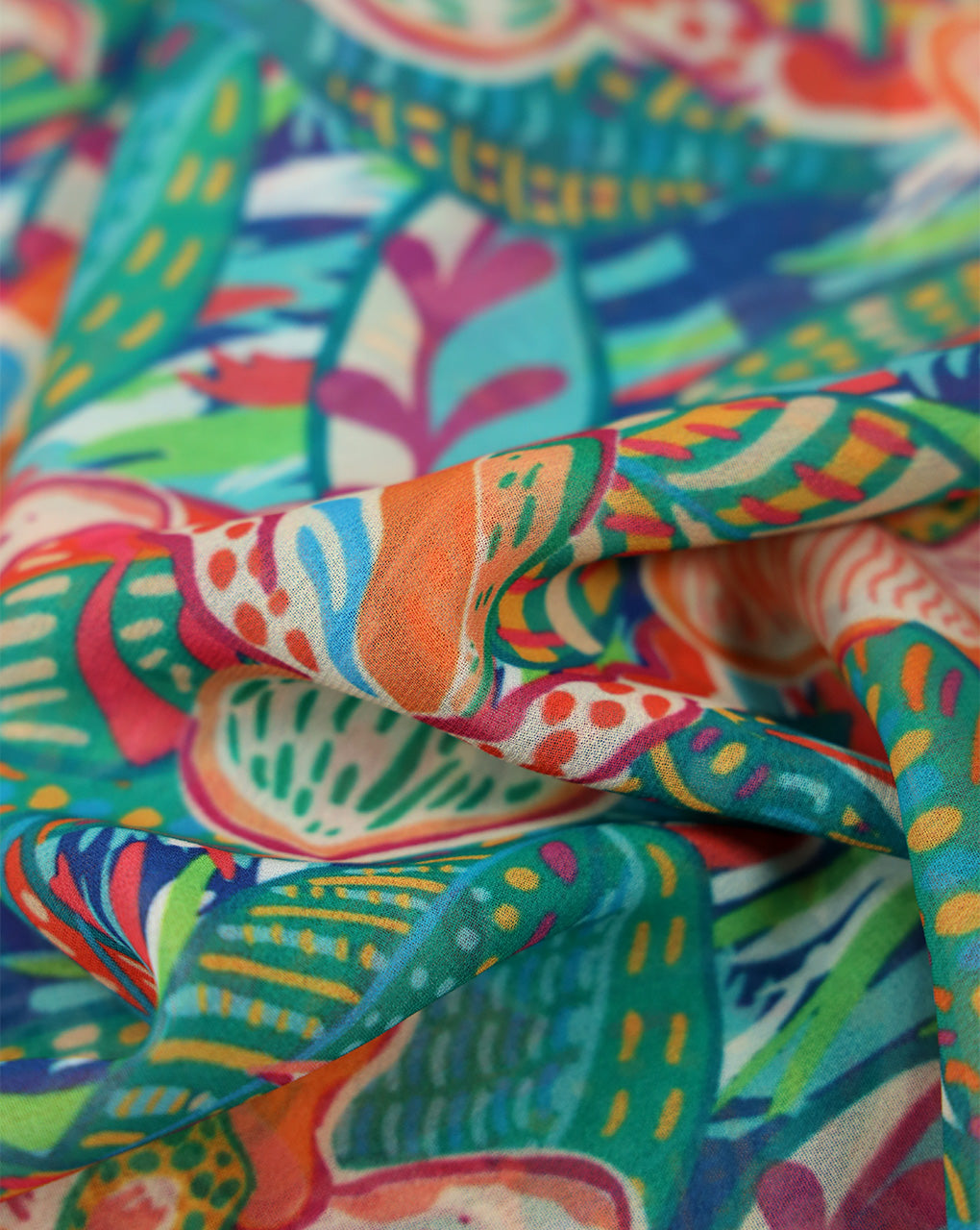 MULTICOLOR DIGITAL PRINTED FABRIC