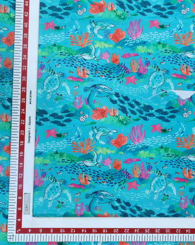 MULTICOLOR DIGITAL PRINTED FABRIC