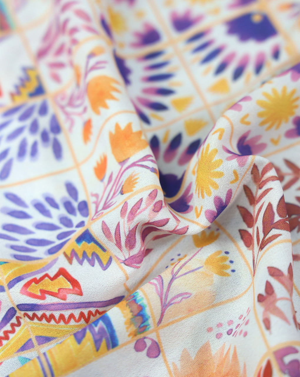 MULTICOLOR DIGITAL PRINTED FABRIC