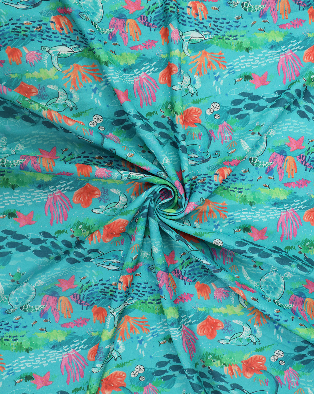 MULTICOLOR DIGITAL PRINTED FABRIC