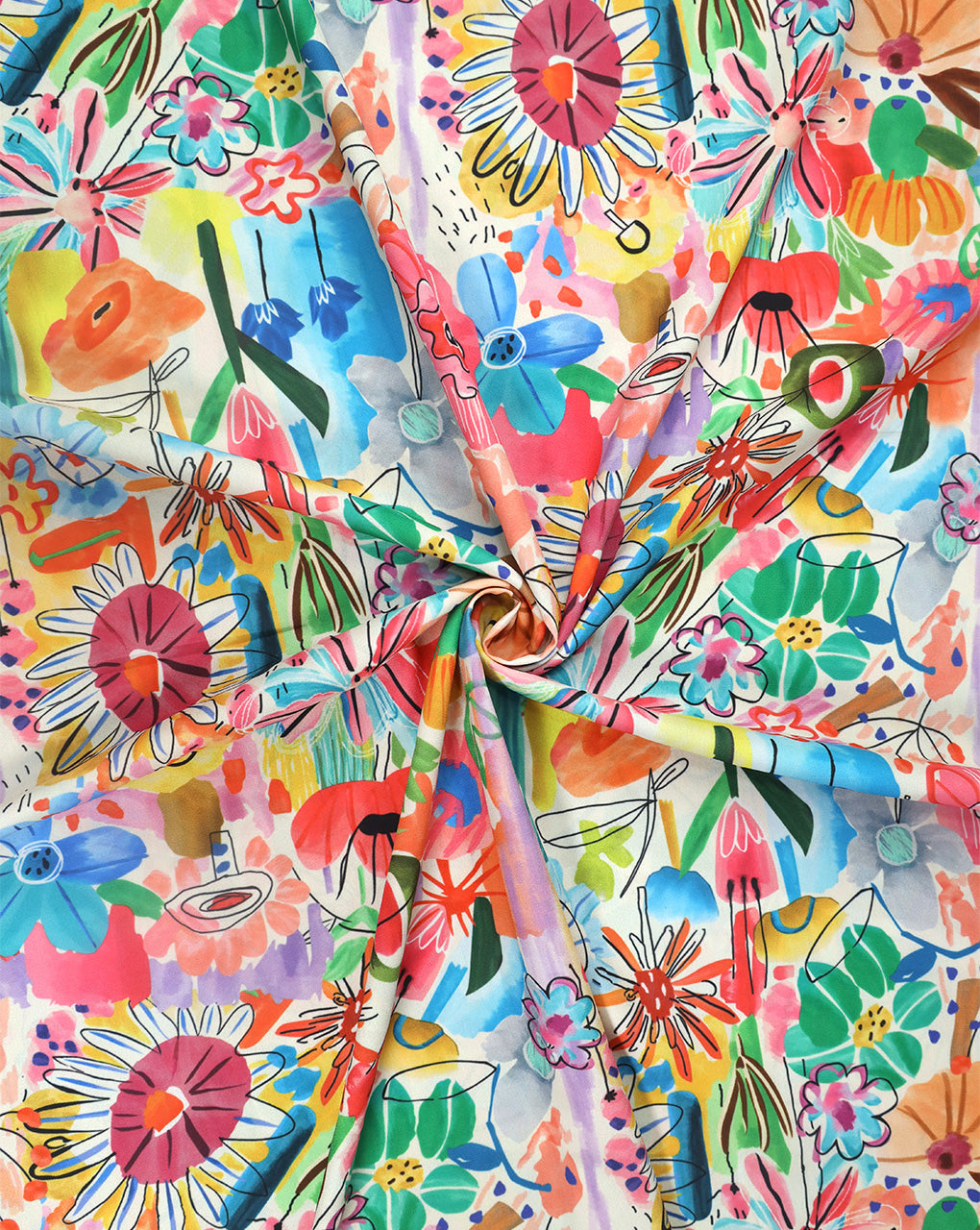 MULTICOLOR DIGITAL PRINTED FABRIC