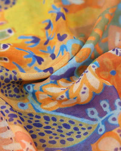 MULTICOLOR DIGITAL PRINTED FABRIC