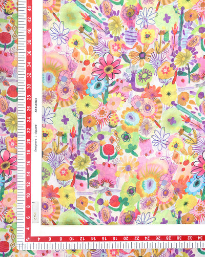 MULTICOLOR DIGITAL PRINTED FABRIC