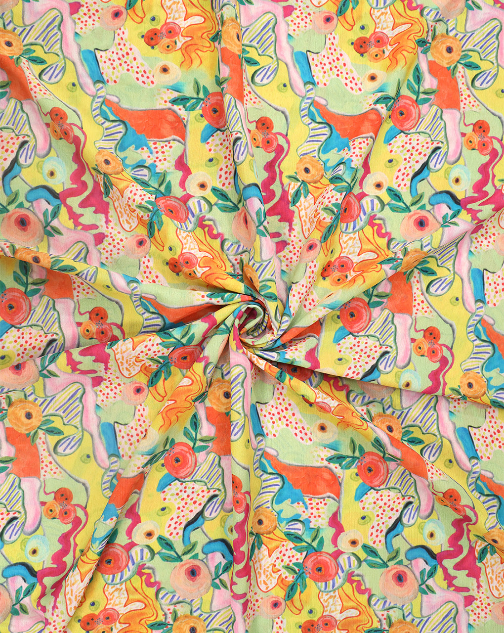 MULTICOLOR DIGITAL PRINTED FABRIC