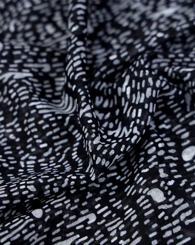 BLACK & WHITE DIGITAL PRINTED FABRIC