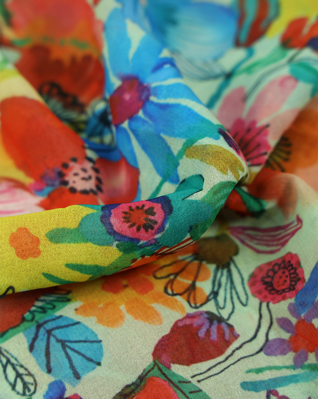 MULTICOLOR DIGITAL PRINTED FABRIC