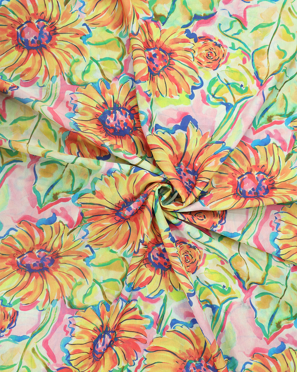 MULTICOLOR DIGITAL PRINTED FABRIC