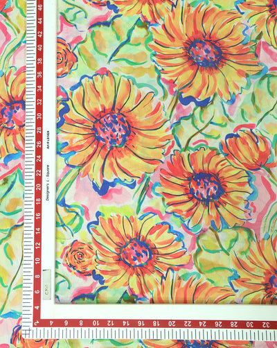 MULTICOLOR DIGITAL PRINTED FABRIC