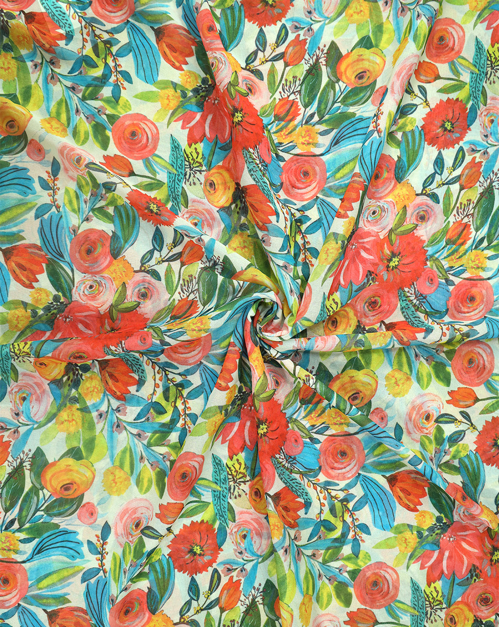 MULTICOLOR DIGITAL PRINTED FABRIC