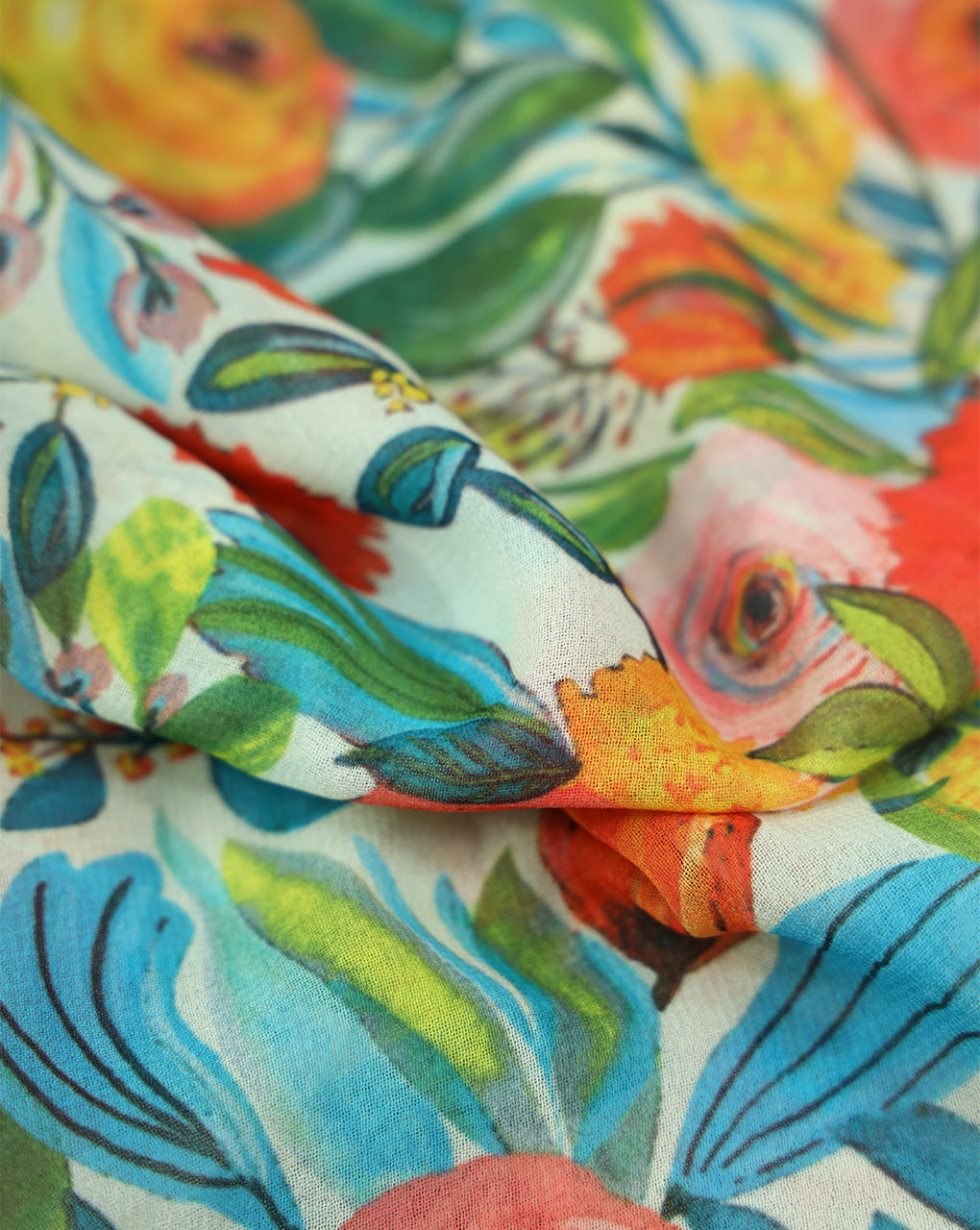 MULTICOLOR DIGITAL PRINTED FABRIC