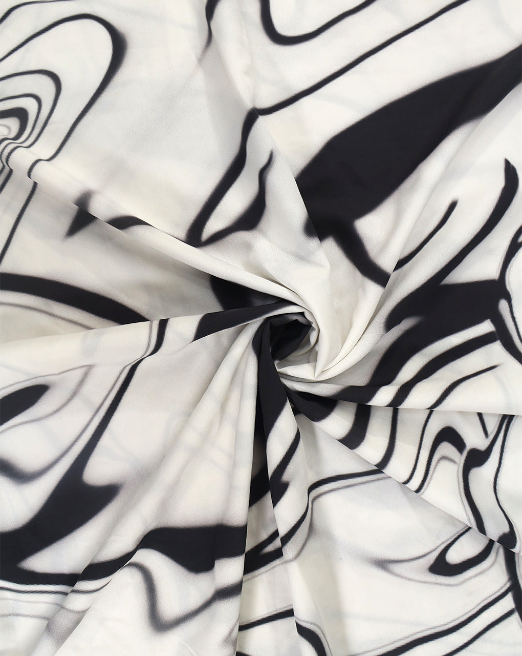 WHITE & BLACK DIGITAL PRINTED FABRIC