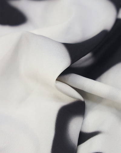 WHITE & BLACK DIGITAL PRINTED FABRIC