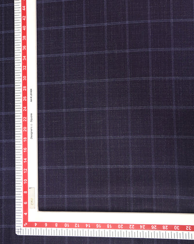 CHECKS PATTERN SUITING FABRIC (WIDTH-58 INCHES)