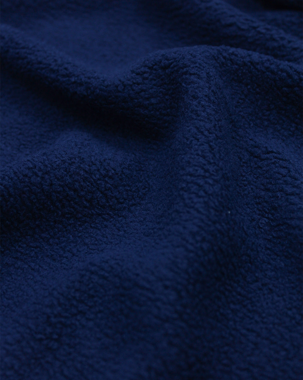 NAVY BLUE PLAIN POLYESTER FLEECE FABRIC