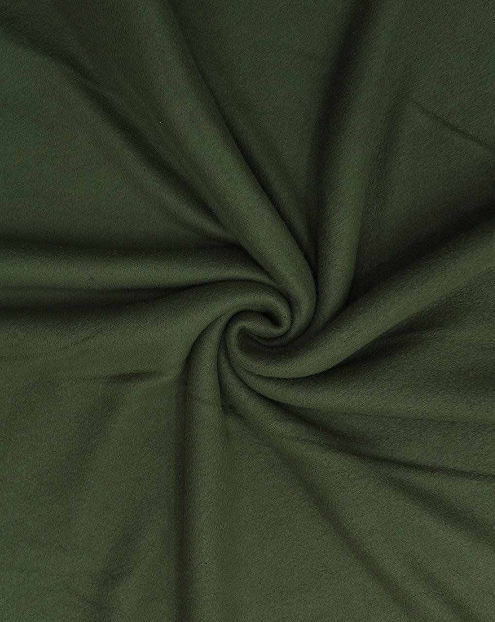 GREEN PLAIN POLYESTER FLEECE FABRIC