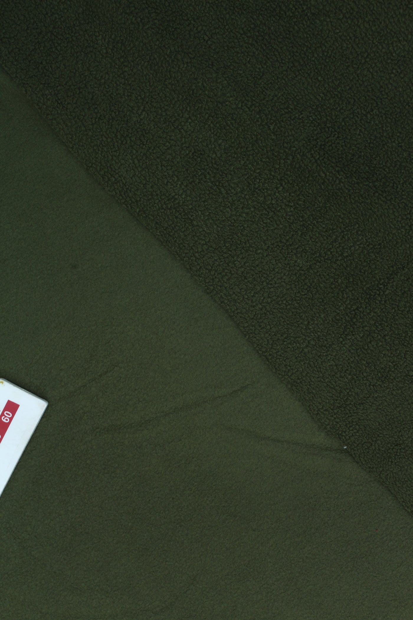 GREEN PLAIN POLYESTER FLEECE FABRIC