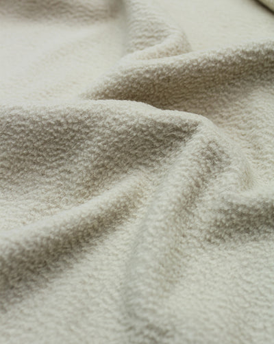 BEIGE PLAIN POLYESTER FLEECE FABRIC