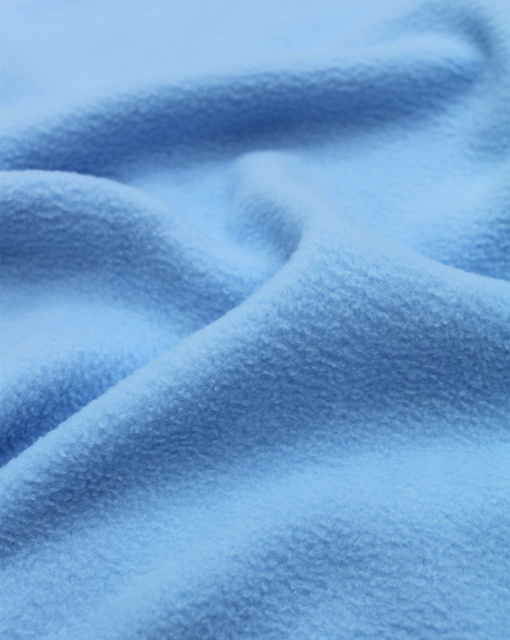 SKY BLUE PLAIN POLYESTER FLEECE FABRIC