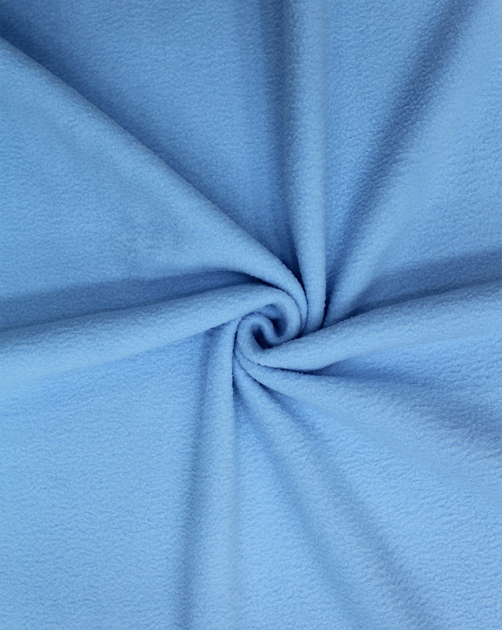 SKY BLUE PLAIN POLYESTER FLEECE FABRIC