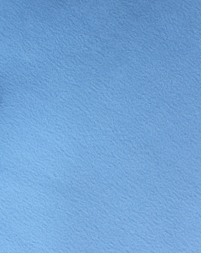 SKY BLUE PLAIN POLYESTER FLEECE FABRIC