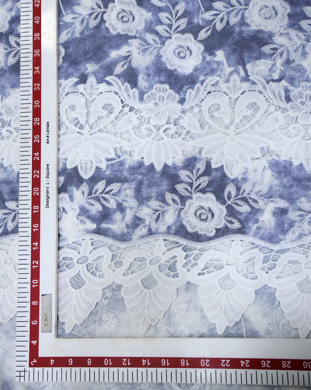 Denim Embroidery Fabric