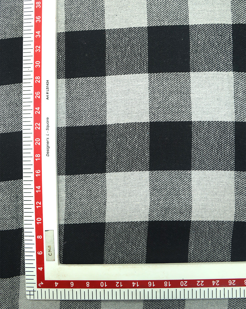 CHECKS PATTERN DENIM FABRIC FOR TROUSERS