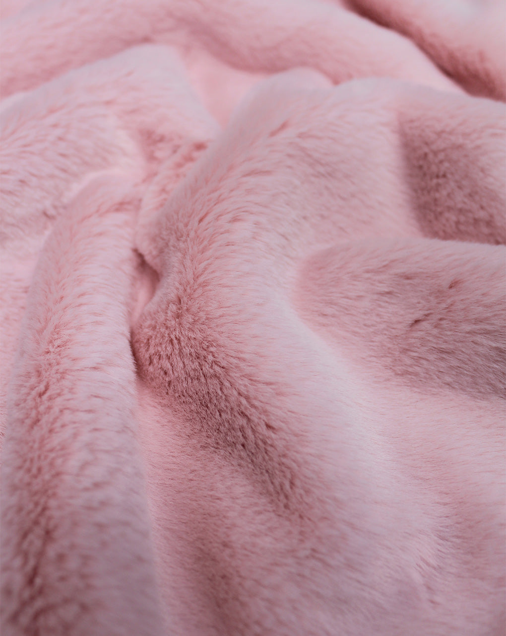 BABY PINK ARTIFICIAL FUR FABRIC 