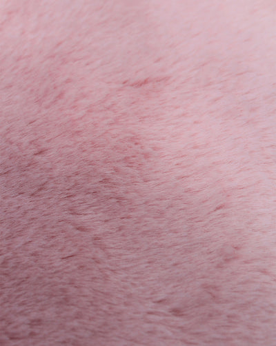 BABY PINK ARTIFICIAL FUR FABRIC 