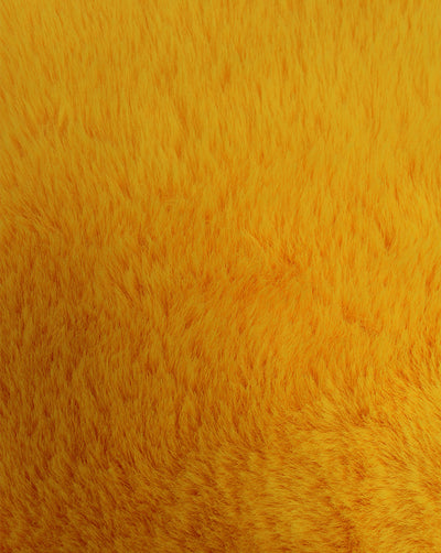 YELLOW ARTIFICIAL FUR FABRIC (WIDTH-58 INCHES)