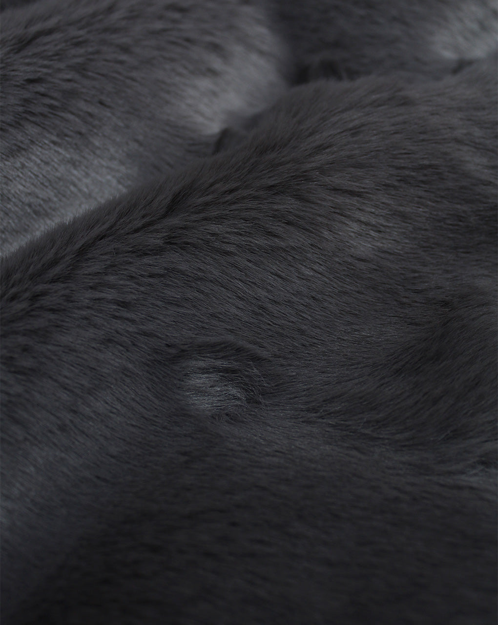 GREY ARTIFICIAL FUR FABRIC (WIDTH-58 INCHES)