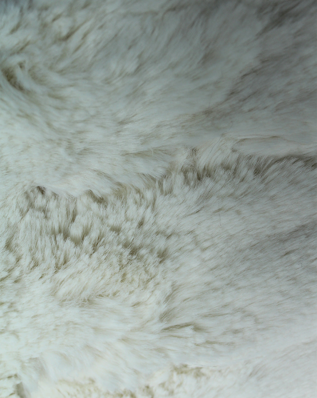 WHITE ARTIFICIAL FUR FABRIC (WIDTH-58 INCHES)