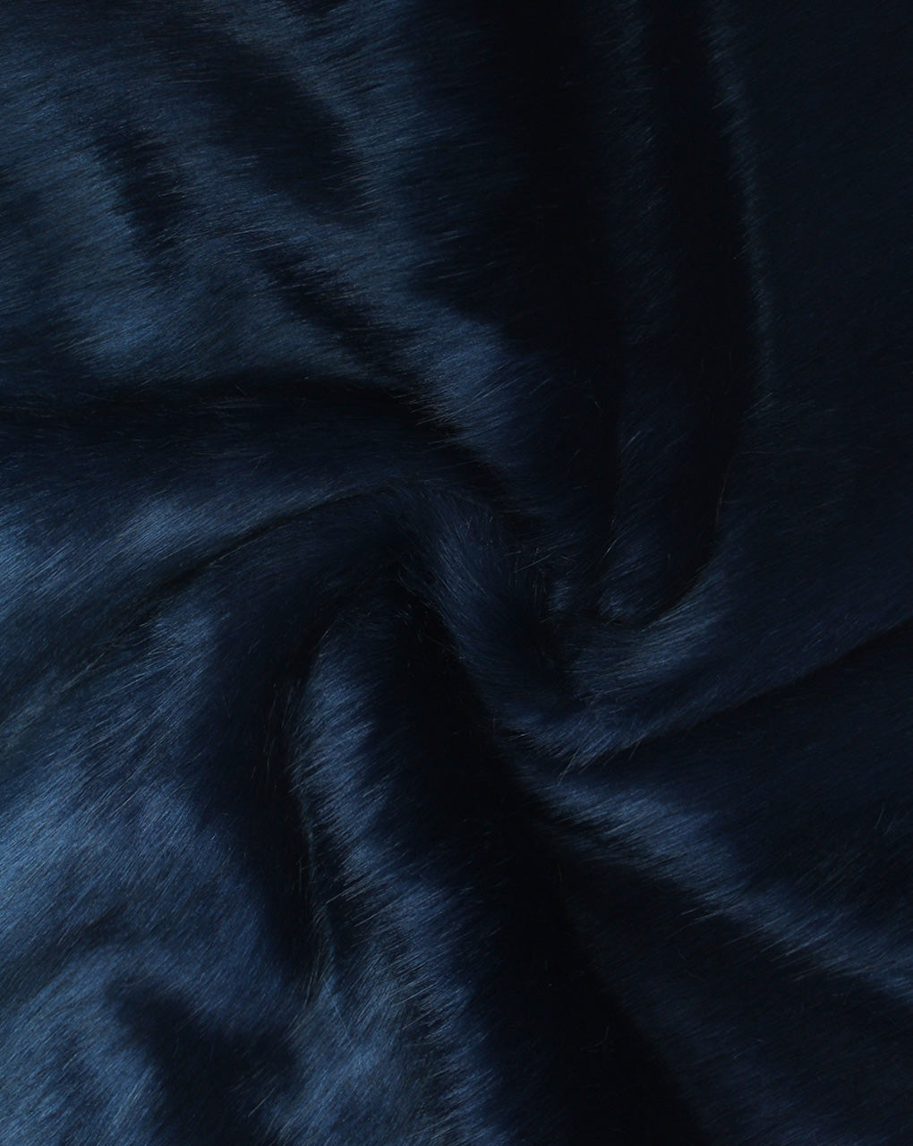 NAVY BLUE ARTIFICIAL FUR FABRIC (WIDTH-58 INCHES)