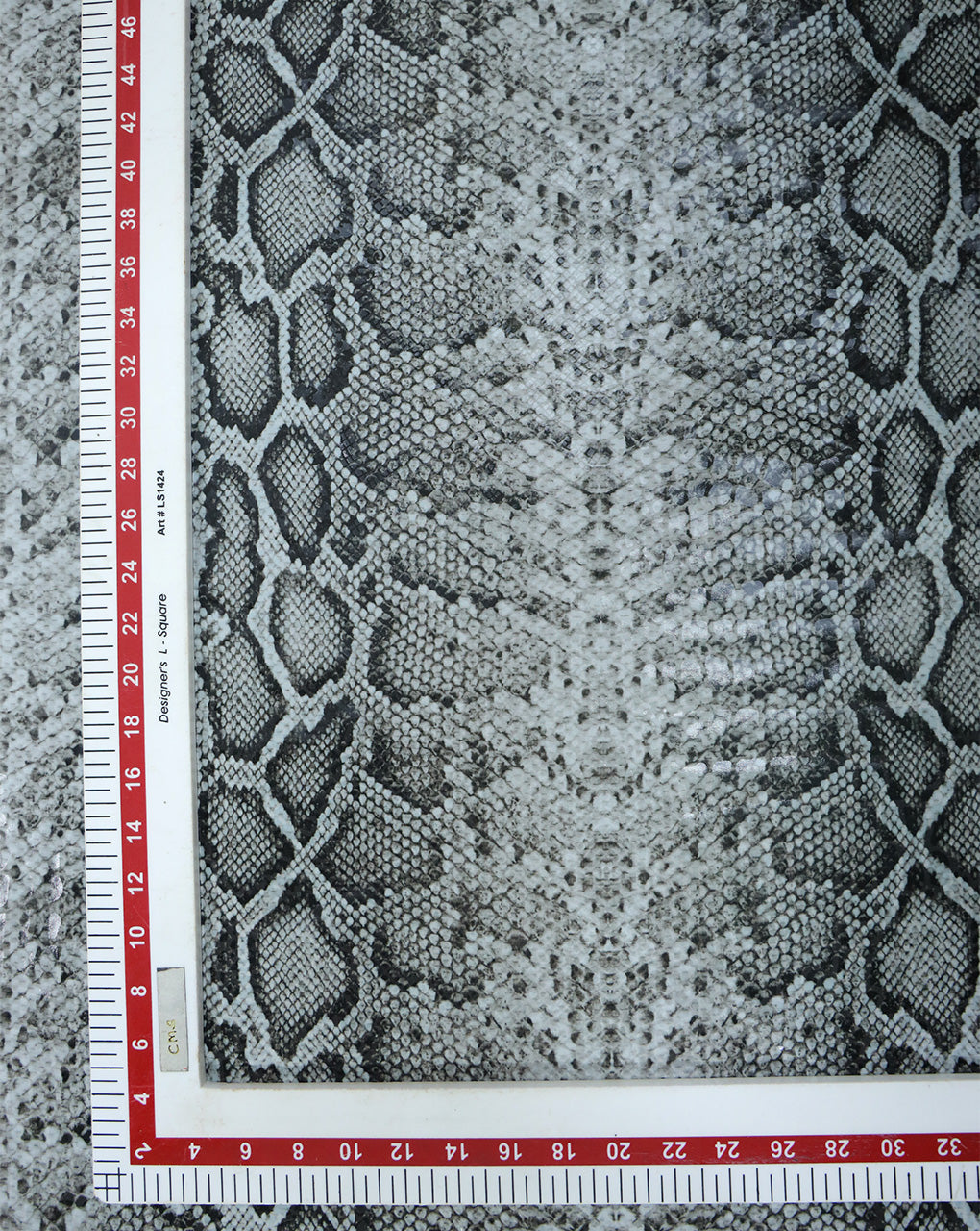 KNITTED FOIL SNAKE PRINT FABRIC