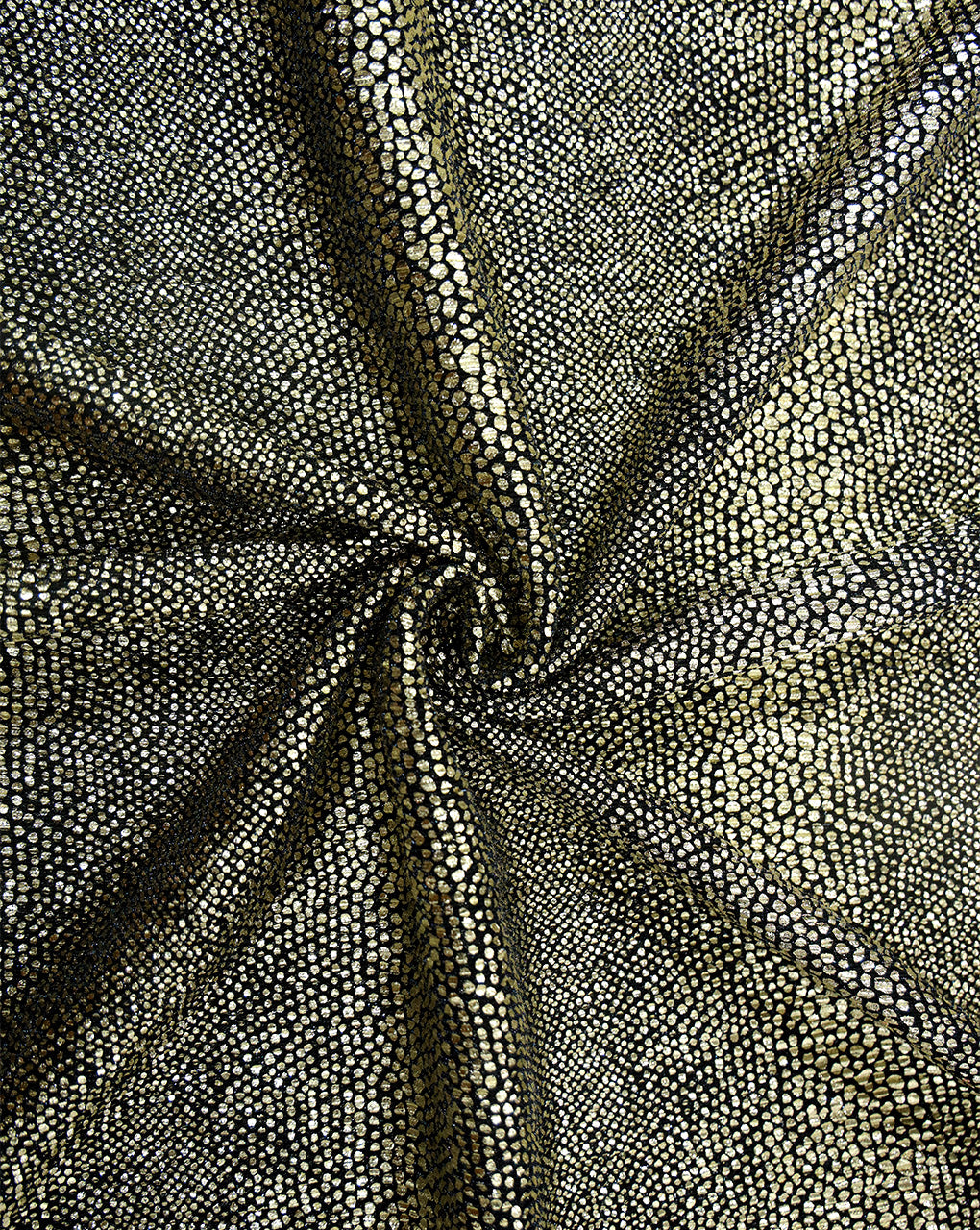 PLEATED FOIL PRINT FABRIC