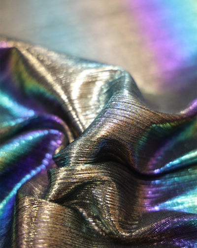 KNITTED FOIL PRINT FABRIC