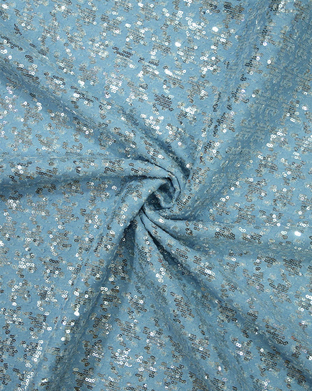 FANCY SEQUINES DENIM FABRIC FOR BOTTOM WEARS