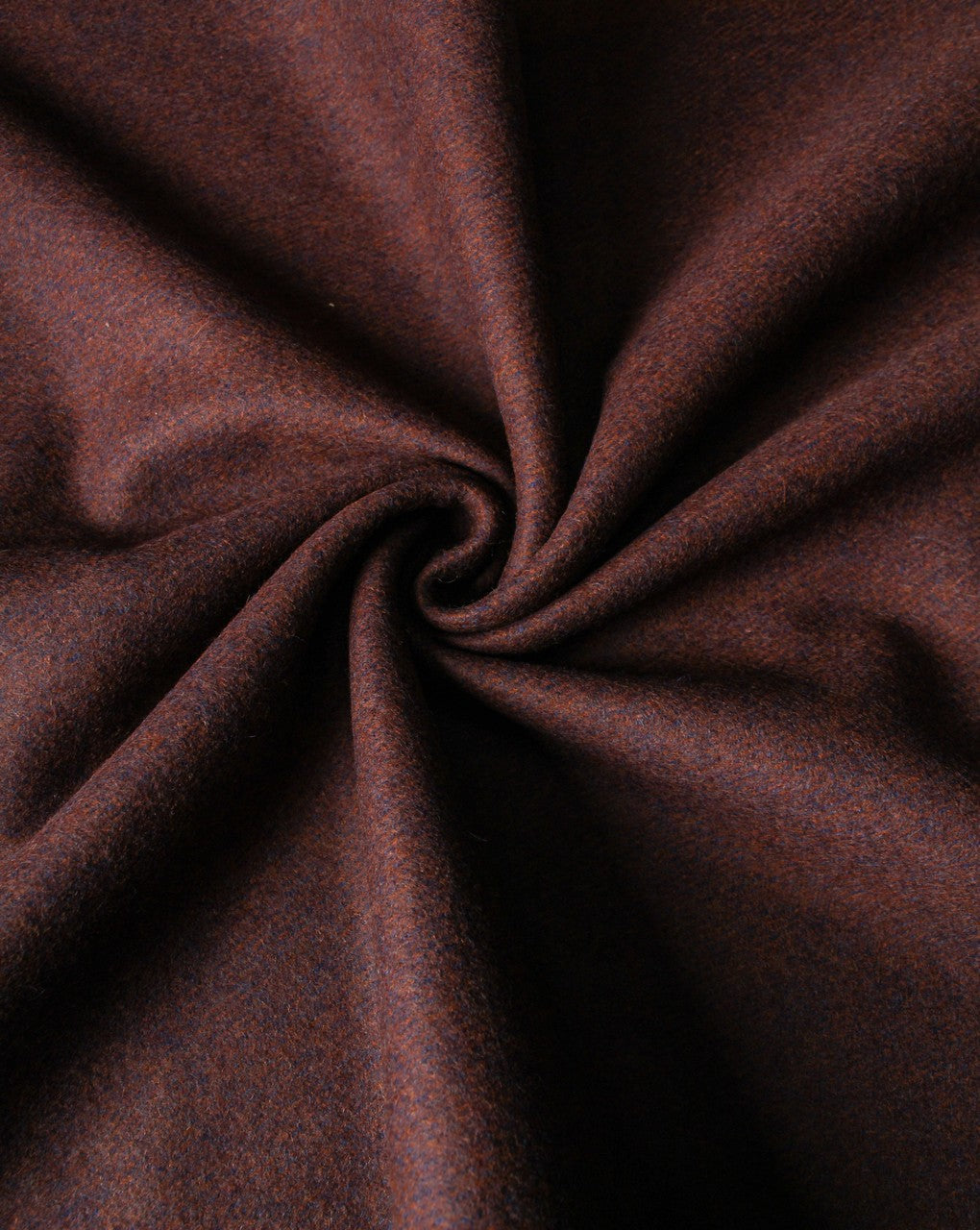 Brown Woolen Tweed Fabric